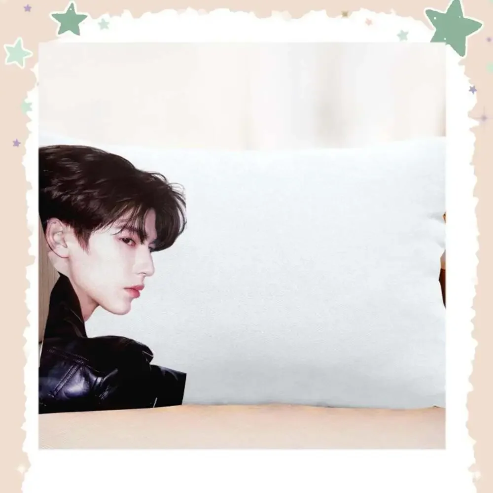 free US fast shipping Zhang Linghe Pillowcase,Star Photo Pillow Cover, Single Be